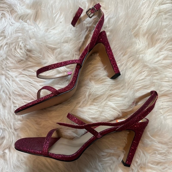 Mix No. 6 Fuchsia Aliciana Glitter Pump size 8 - Picture 4 of 7